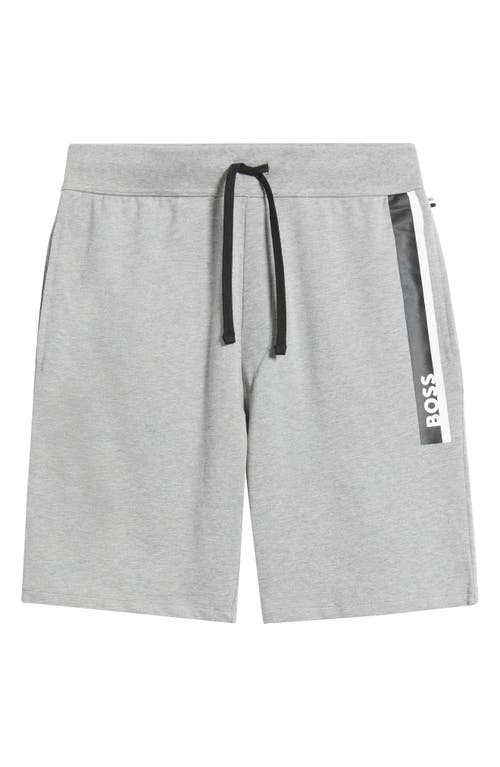 Hugo Boss Boss Authentic Lounge Shorts In Medium Grey