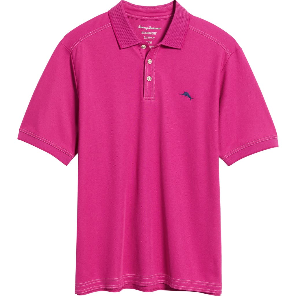 Tommy Bahama Emfielder 2.0 Islandzone® Performance Polo In Fuchsia Red