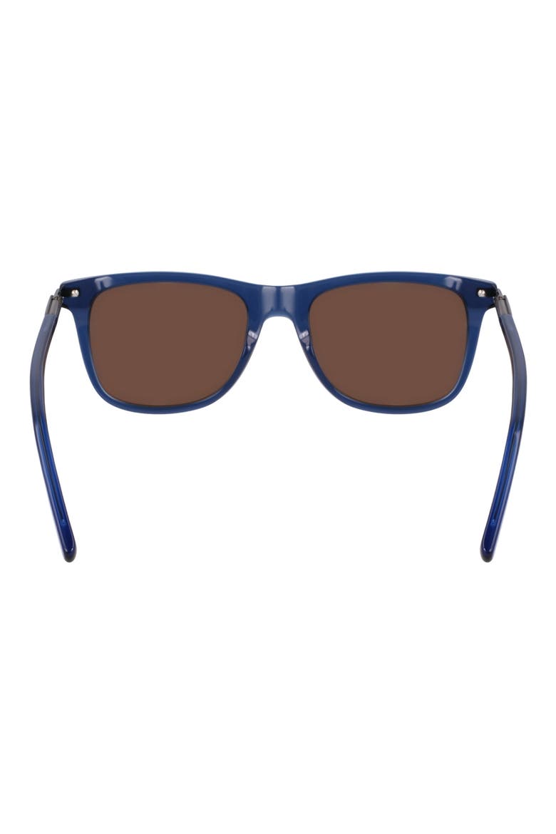 54mm Modified Rectangular Sunglasses, Alternate, color, TRANSPARENT BLUE