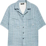 リゾートライクな逸品【AMIRI】Boucle キャンプ シャツ BOUCLE CAMP SHIRT - Alabaster | AMIRI