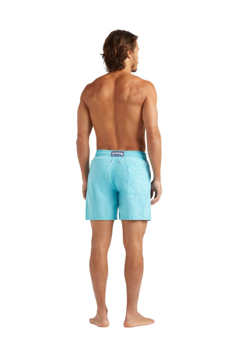Men's Ronde Des Tortues Aqua Reactive Swim Shorts, Alternate, color, BORA BORA