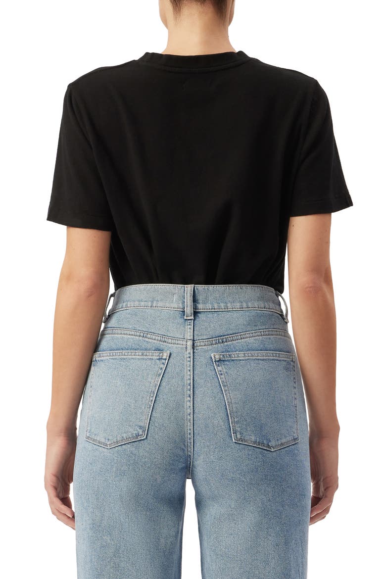 Essential Short Sleeve T-Shirt, Alternate, color, BLACK