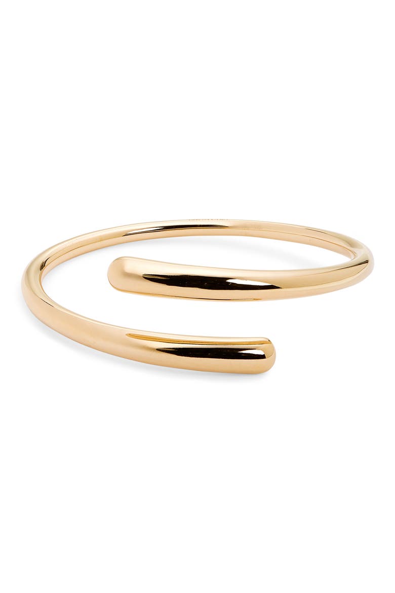 The Olga Cuff Bracelet, Main, color, 18K BRASS