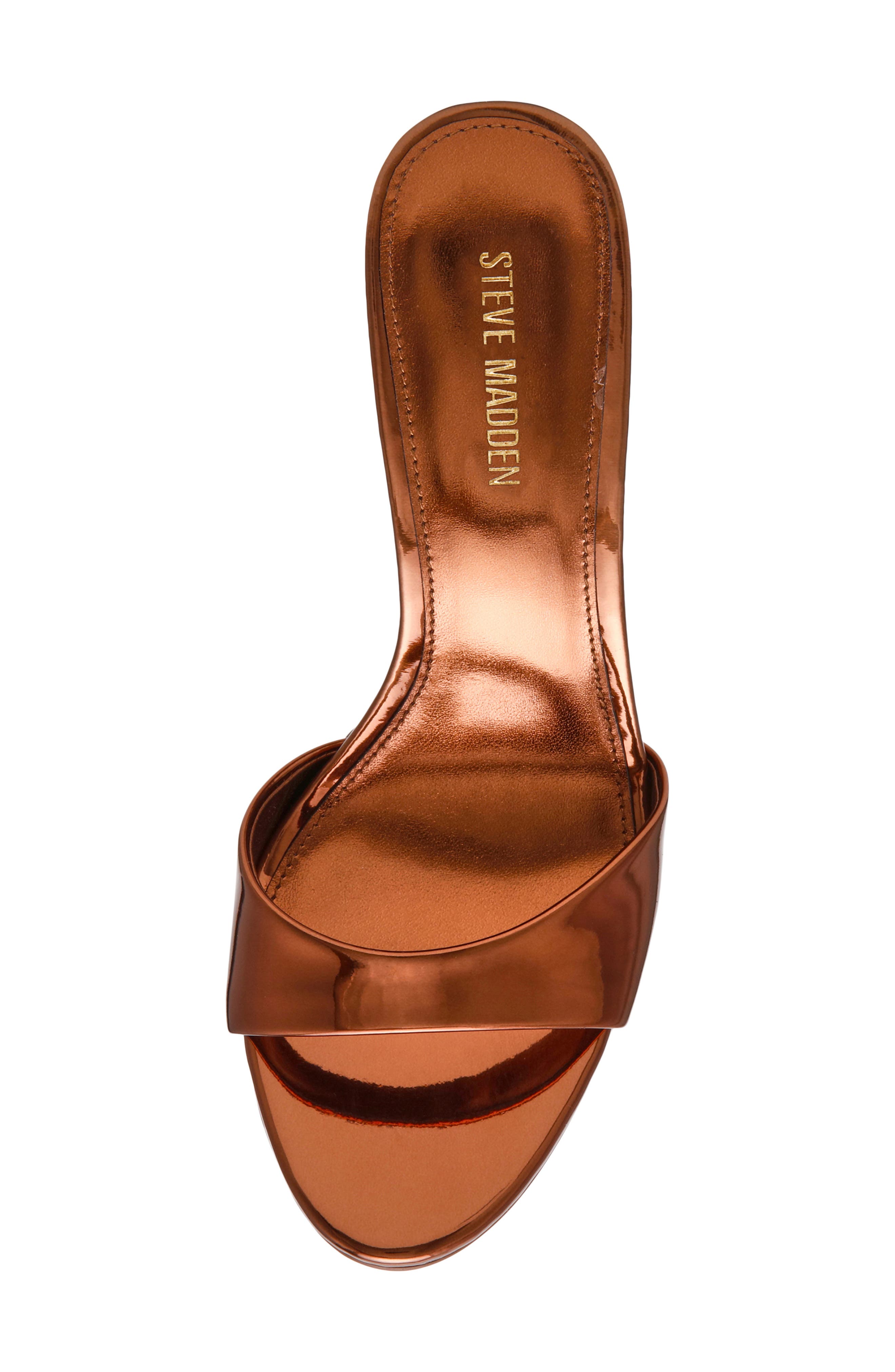 Steve Madden Davina Stiletto Sandal, Alternate, color, Bronze