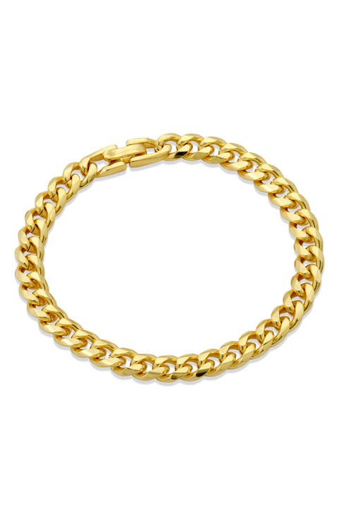 Flat Curb Chain Bracelet