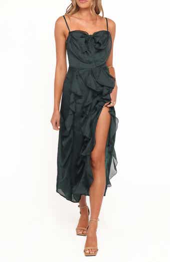 Petal & Pup Adelyn Ruffle Midi Dress