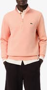 Lacoste Cotton Fleece Half Zip Pullover