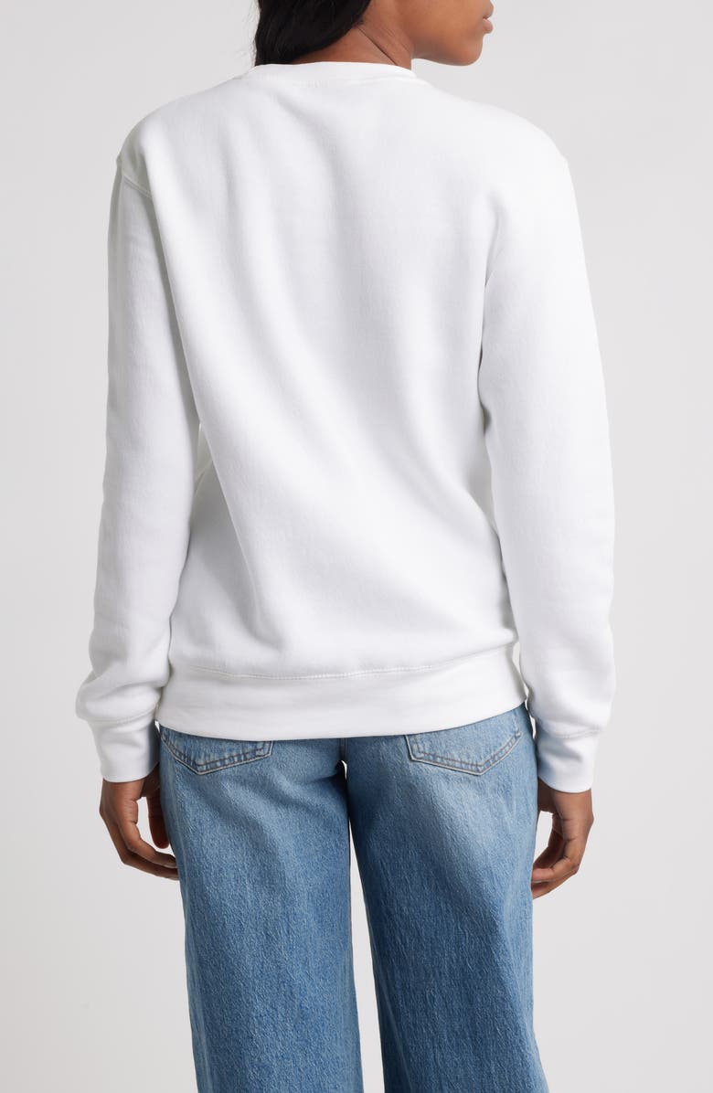 GOLDEN HOUR Peanuts<sup>®</sup> Boo Crew Graphic Sweatshirt, Alternate, color, Bright White