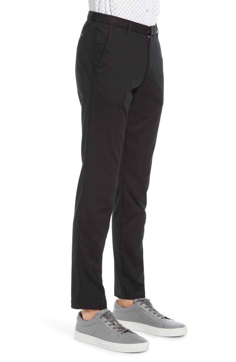 BOSS Kaito Flat Front Tapered Travel Chinos, Alternate, color,