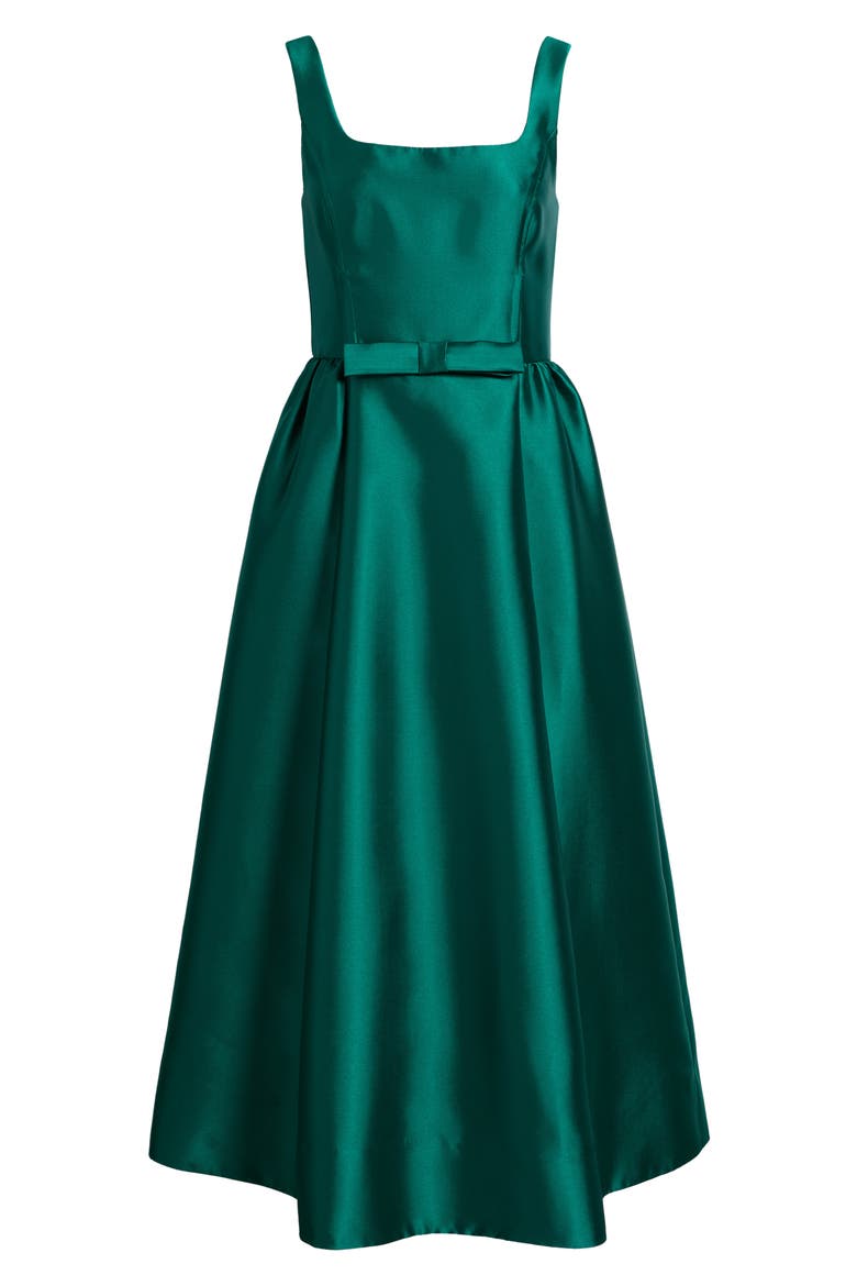 Sleeveless Square Neck Midi Dress, Alternate, color, GREEN