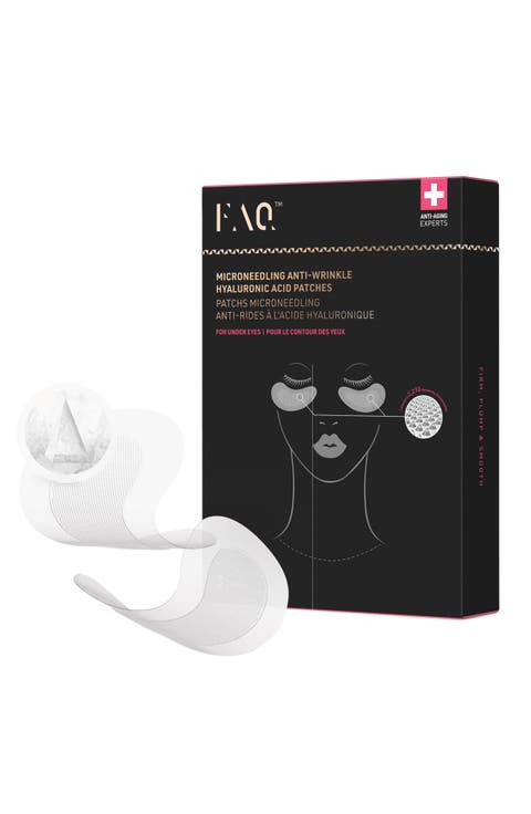 FAQ Microneedling Anti-Wrinkle Hyaluronic Acid Patches for Under Eyes