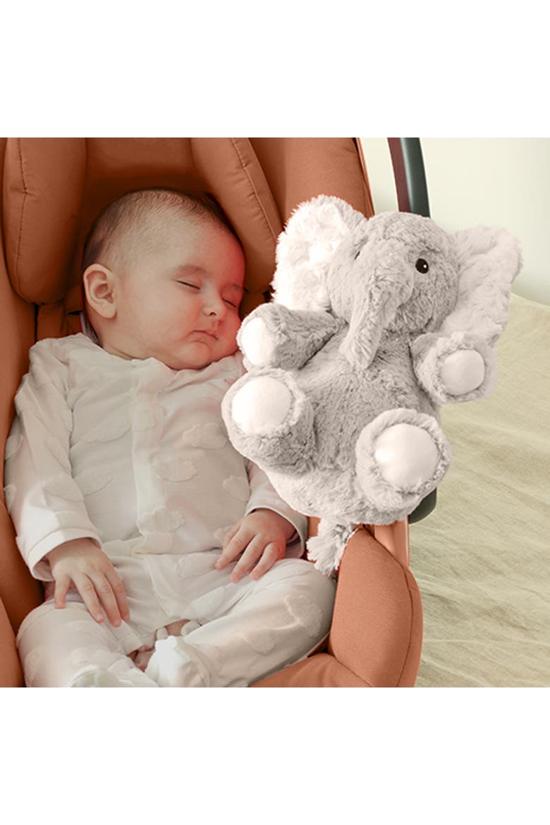 Eli the Elephant On The Go - Plush Toy & Baby Sleep Sound Soother, Alternate, color, Grey
