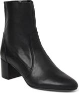Bruno Magli June Leather Block Heel Boot