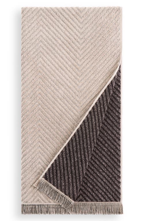 Dkny Pure 4-piece Herringbone Cotton Bath Towel & Hand Towel Set In Beige