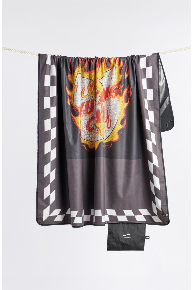 Blocks on Fire Park Blanket, Alternate, color, MULTI