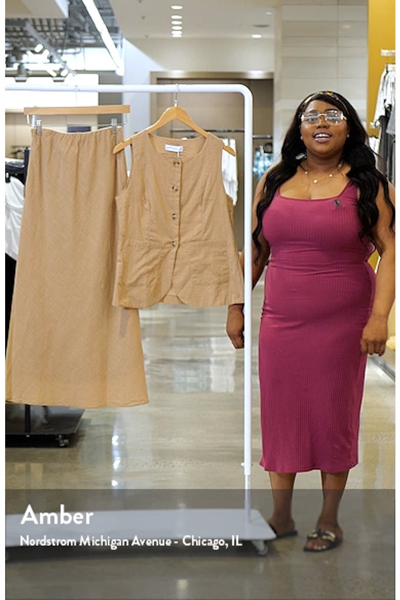 Peter Cotton Vest & Maxi Skirt Set video