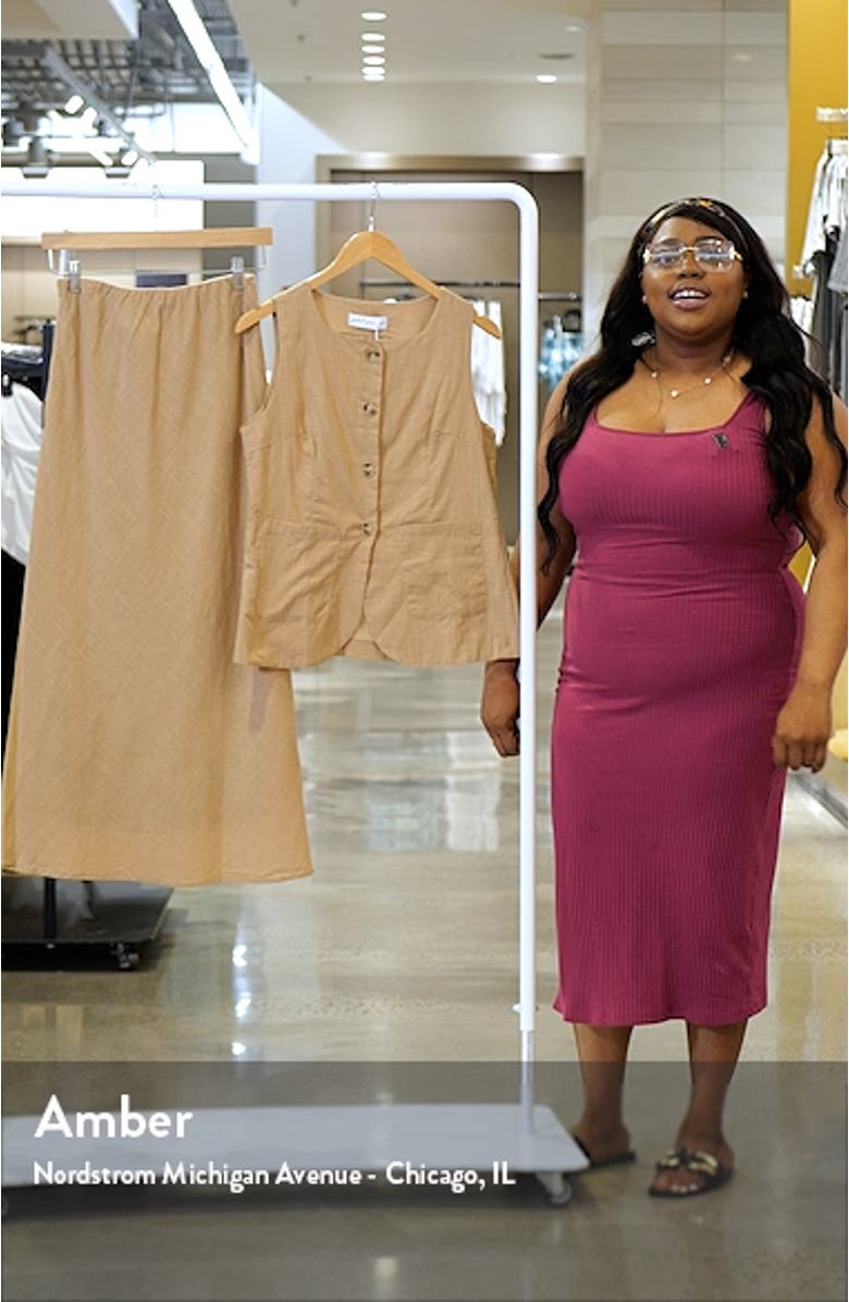 Peter Cotton Vest & Maxi Skirt Set, sales video thumbnail