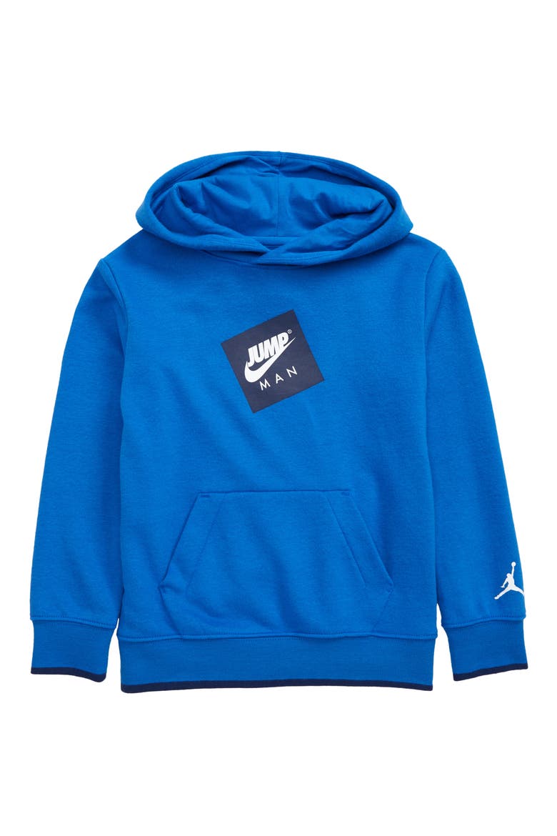 Jumpman Hoodie, Main, color, SIGNAL BLUE