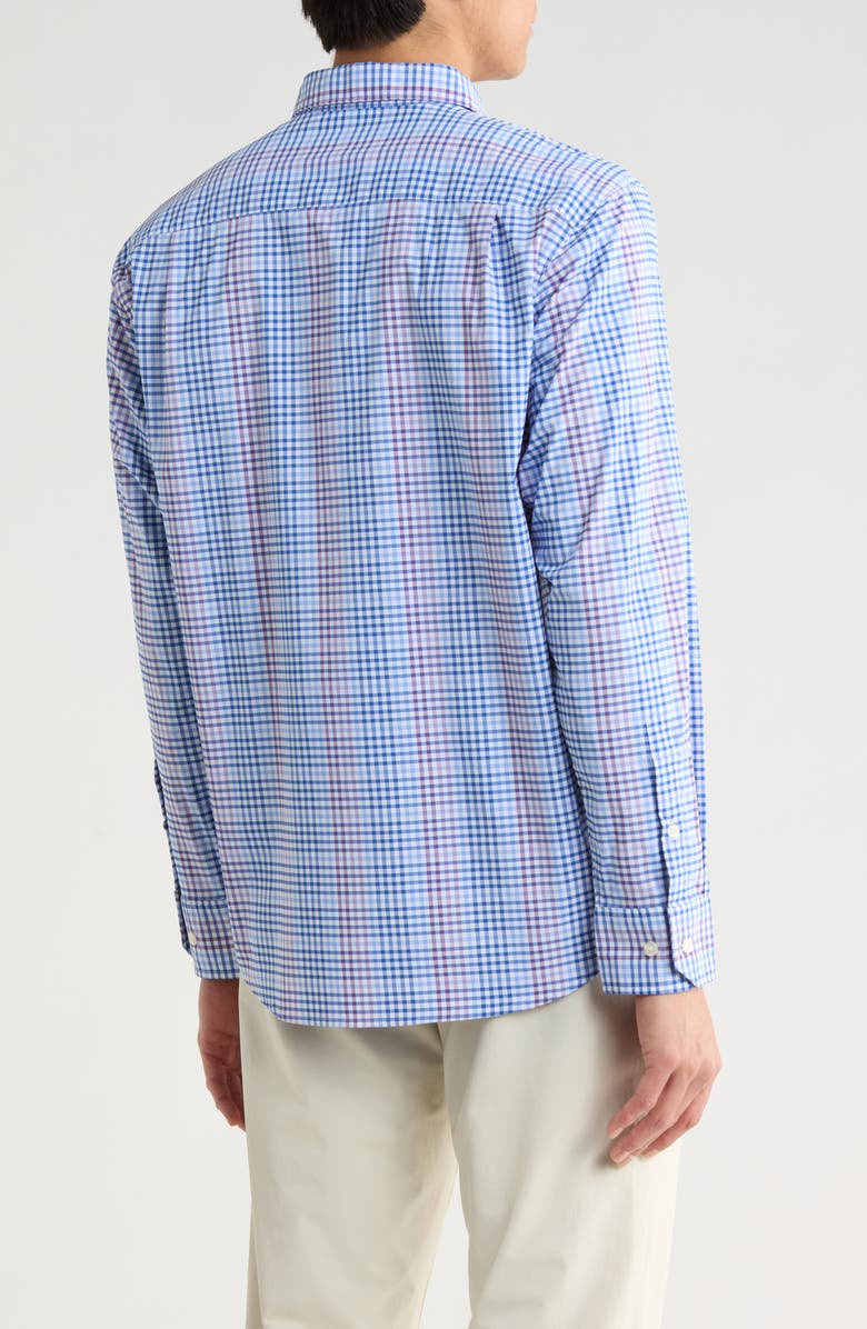 Tommy Bahama Siesta Key Sandbar Check Button-Up Shirt, Alternate, color, Summer Plum