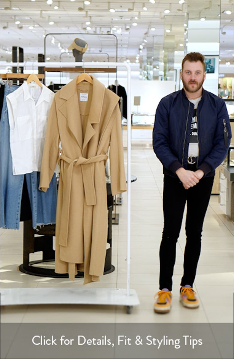 Wool Blend Coat with Removable Vest Insert, sales video thumbnail