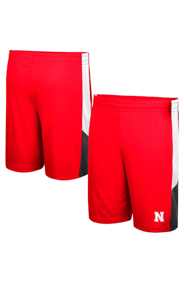 COLOSSEUM Men's Colosseum Scarlet Nebraska Huskers Very Thorough Shorts, Main, color, Scarlet