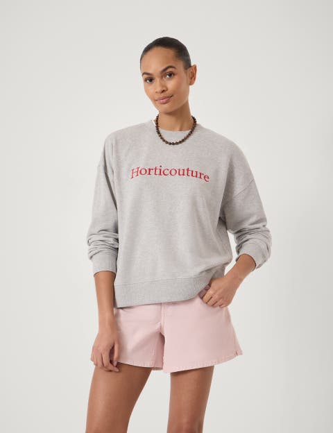 Horticouture Embroidered Sweatshirt
