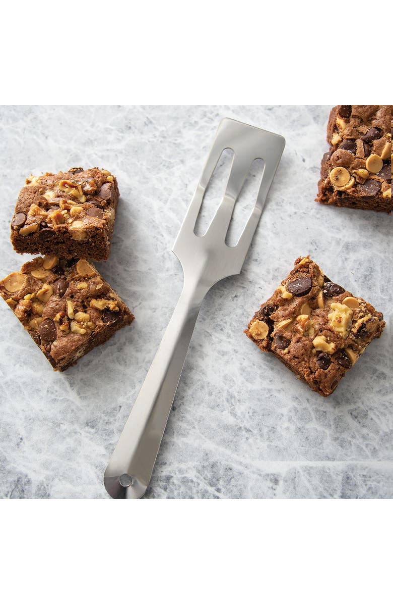 Rada Cutlery Servespoon Slotted Stainless Steel Face, Alternate, color, Silver