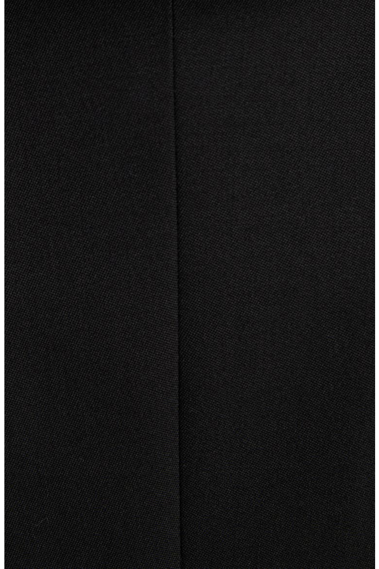 Beaded Wool Coat, Alternate, color, BLACK
