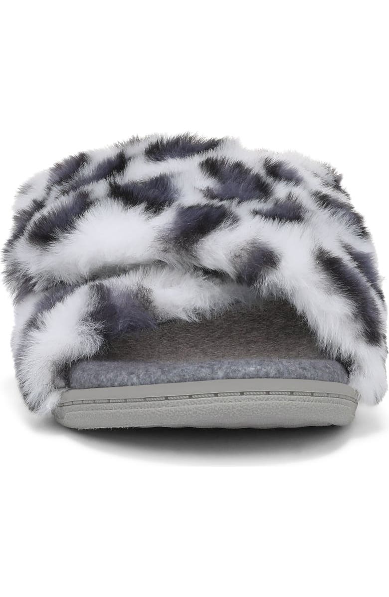 Vionic Relax II Plush Slide Sandal, Alternate, color, White Multi