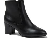 Lands' End Essential Leather Block Heeled Boots