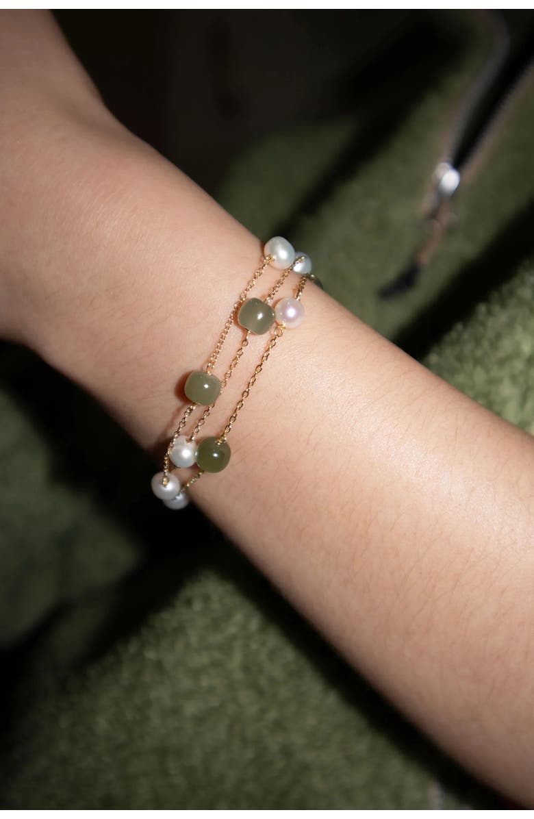 seree Olivia Jade pearl bracelet, Alternate, color, 