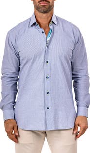 Maceoo Fibonacci Marthy Contemporary Fit Button-Up Shirt