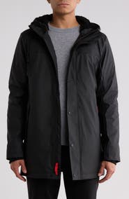 Hunter Sam Rubberized Longline Rain Coat