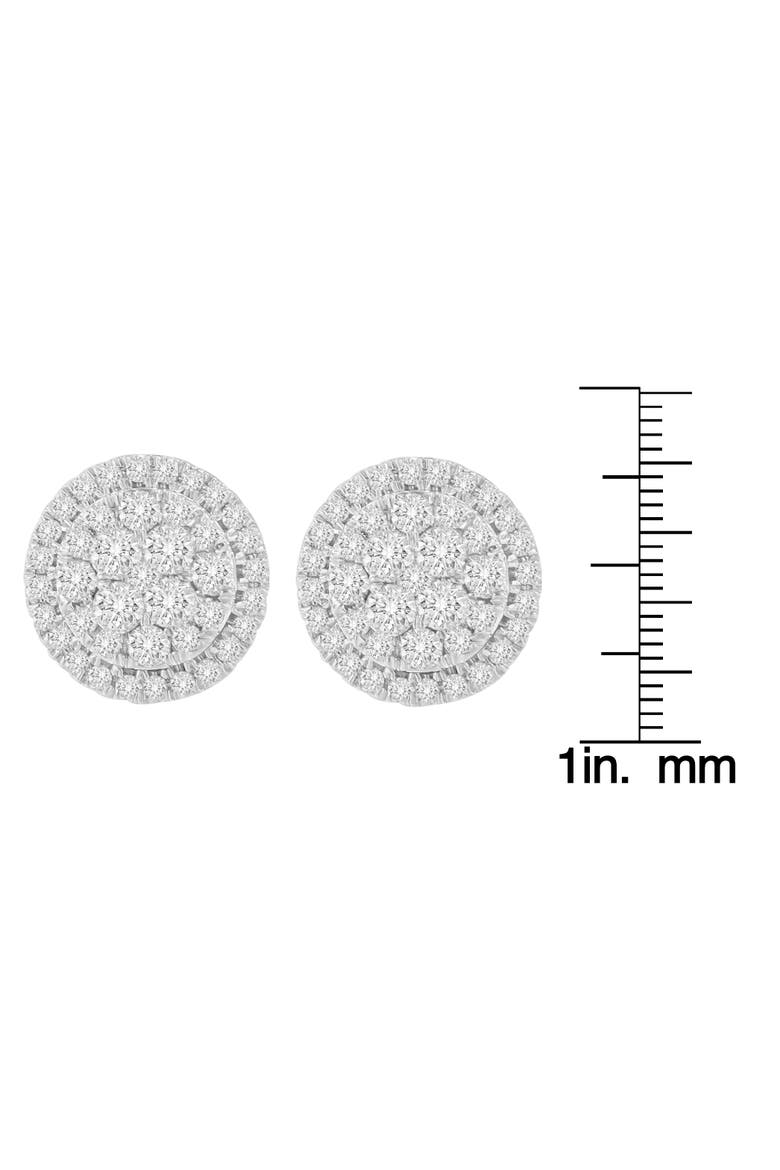 10K Yellow Gold 1.5 cttw Round Cut Diamond Earrings, Alternate, color, Yellow
