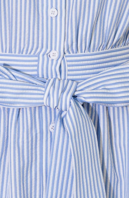 Freemarket Pinstripe Sleeveless Midi Shirtdress