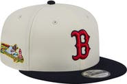 New Era Men's New Era Cream/Navy Boston Red Sox Localized 9FIFTY Snapback Hat