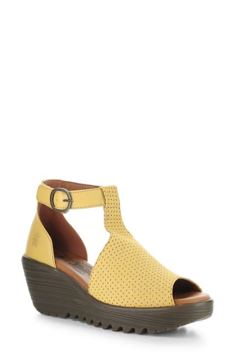 Lemo Ankle Strap Platform Wedge Sandal (Women)