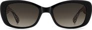Kate Spade New York Beryl 53mm Gradient Rectangular Sunglasses