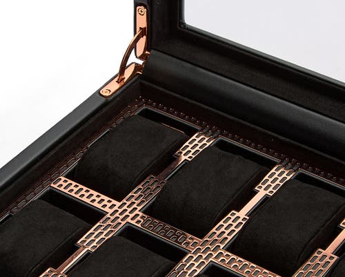 Wolf Axis 8 Piece Watch Box In Copper