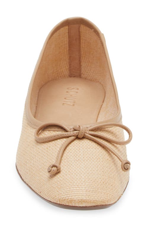 SCHUTZ SCHUTZ ARISSA SQUARE TOE BALLET FLAT
