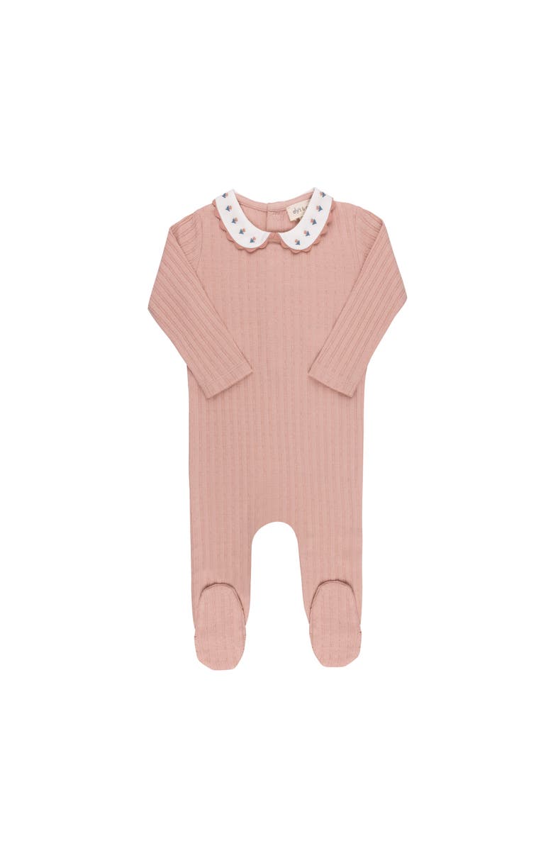 Ely's & Co. Looms Wave Collection - Tulip Collar Footie, Main, color, Rose Tulip