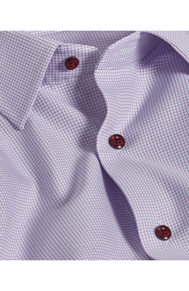 David Donahue Regular Fit Microdobby Dress Shirt, Alternate, color,