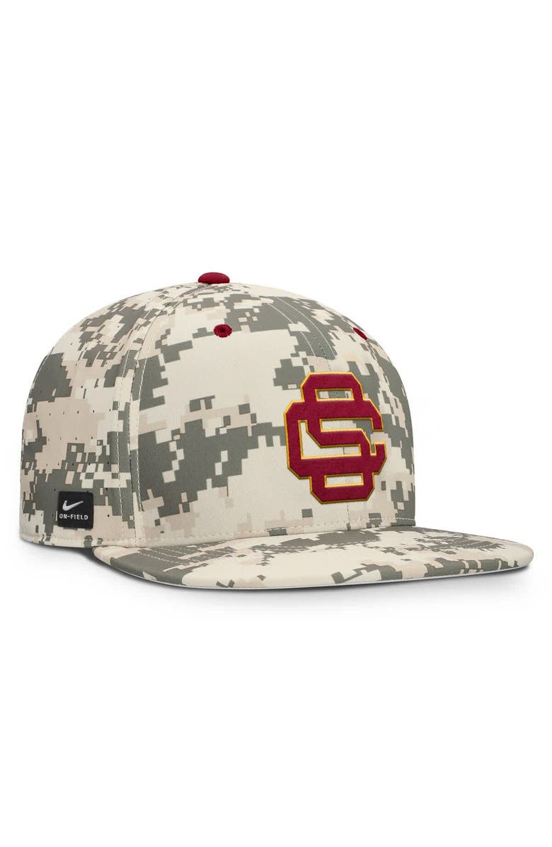 Nike Men's Nike Digital Camo USC Trojans 2025 Dugout True Performance Fitted Hat, Alternate, color, Camo