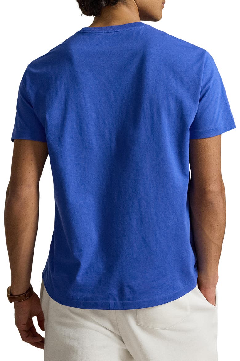 Classic Fit Solid Cotton Jersey T-Shirt, Alternate, color, NEW IRIS BLUE/ C1730