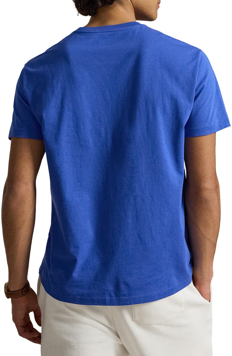 Polo Ralph Lauren Classic Fit Solid Cotton Jersey T-Shirt, Alternate, color, New Iris Blue/ C1730