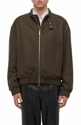 Wool Blend Bomber Jacket