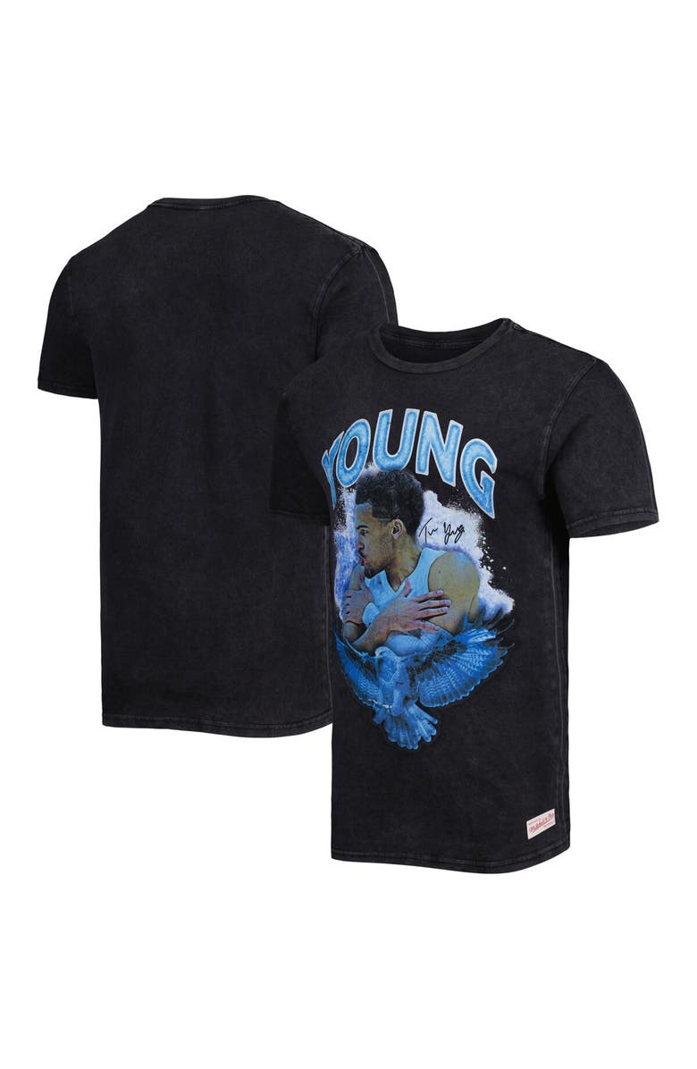 Mitchell & Ness Men's Mitchell & Ness Black Trae Young Atlanta Hawks 2023 NBA All-Star Game Concert T-Shirt, Main, color, Black