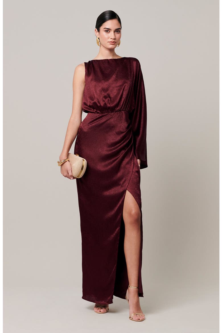 Harlow Maxi Dress, Alternate, color, Burgundy