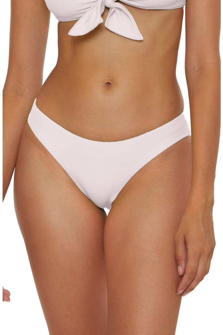 Modern Edge Hipster Bikini Bottoms, Main, color, WHITE