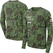 Nike Men's Nike Camo USC Trojans Military Long Sleeve T-Shirt